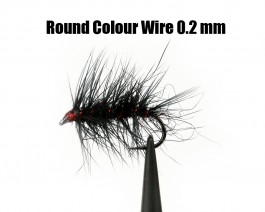 Flat Colour Wire, Medium, Wide, Gunmetal
